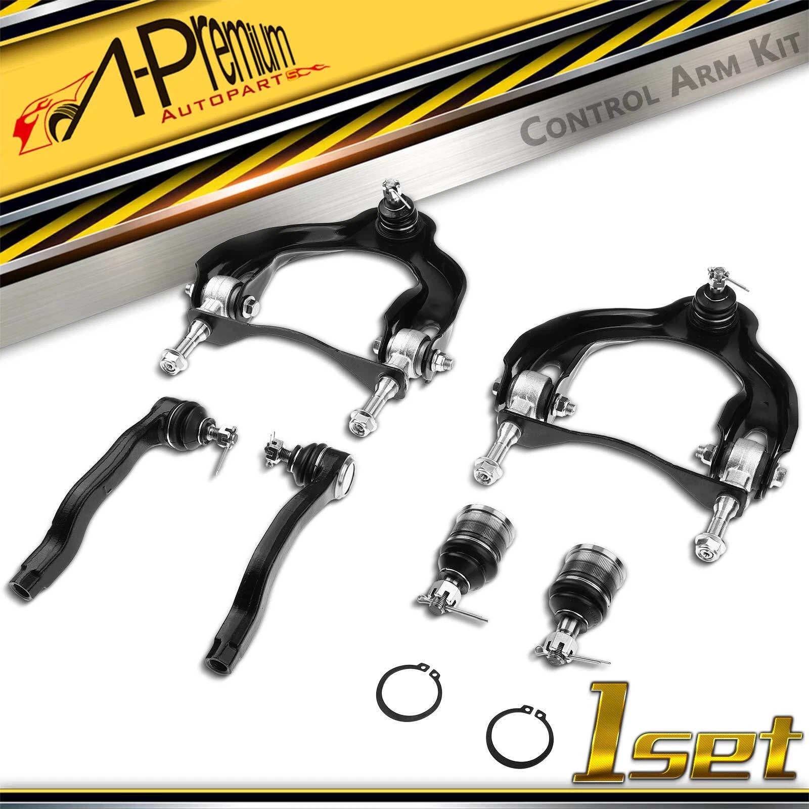 6X Front Upper Control Arms with Ball Joints for Honda Civic Acura 