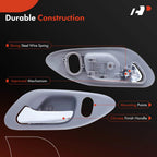 Front Left Interior Door Handle for Honda Accord (2018-2023) Chrome