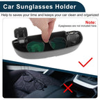 Sunglasses Case for Audi Q3 (2013–2021) Eyeglasses Holder Storage Box Dark Grey