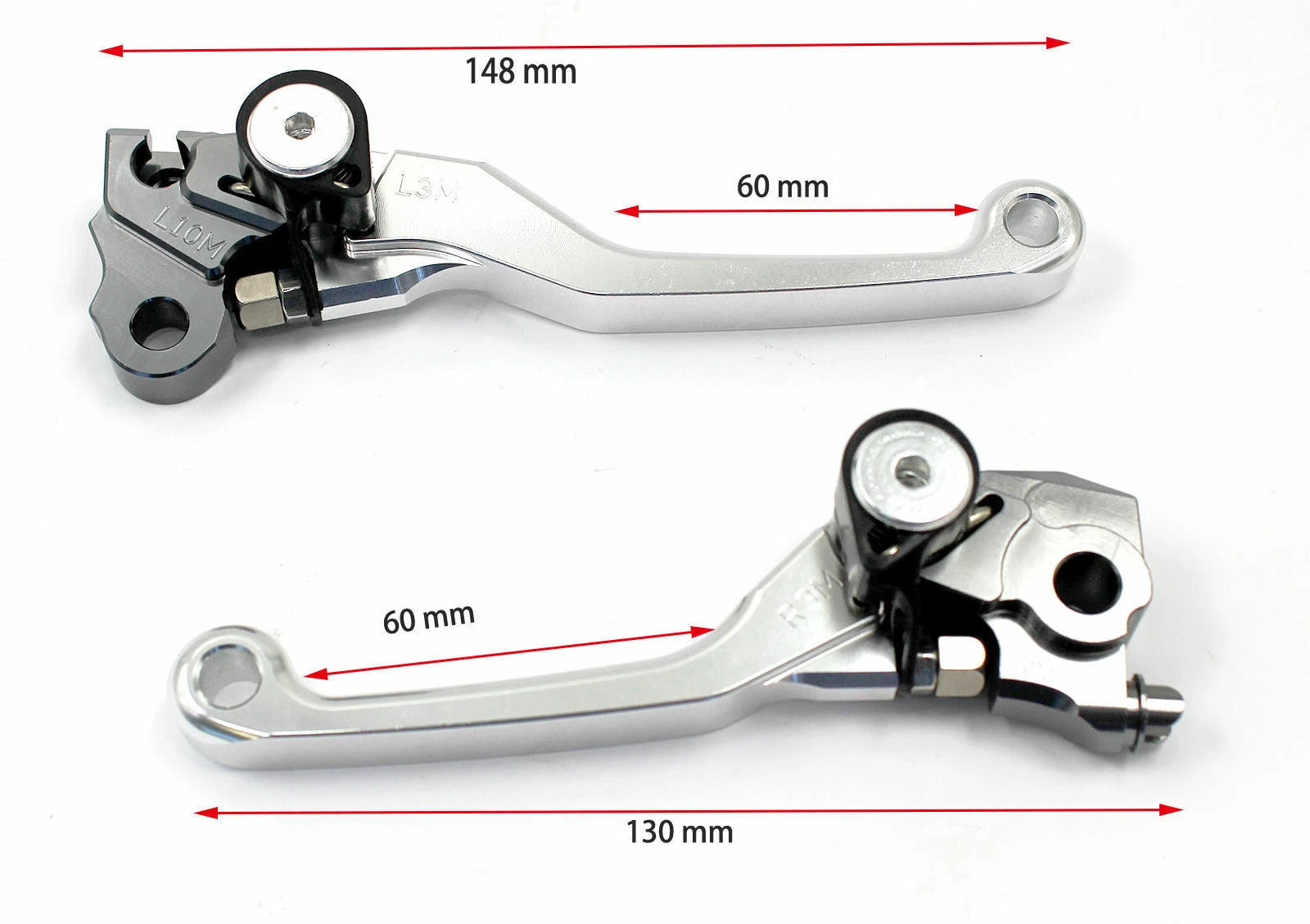 CNC Pivot Brake & Clutch Hand Levers Set for Honda CRF250R CRF450R (2007–2015)