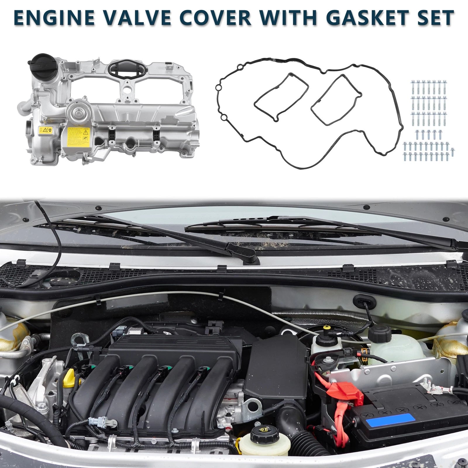 Engine Valve Cover with Gasket No. 11127588412 for BMW 528i (2012–2016)