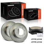 Front Disc Brake Rotors & Ceramic Pads for Ford F-450 Super Duty (1999–2004)