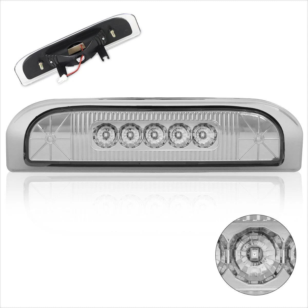 Full LED High Mount Third Tail Brake Light for Nissan Cube (2009–2014)