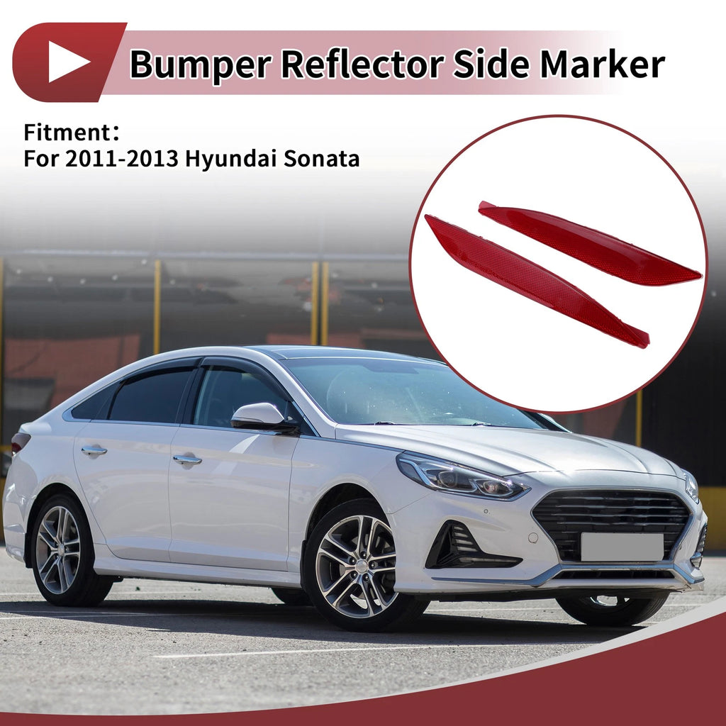 Set of 2 Rear Bumper Reflectors for Hyundai Sonata (No. 924063S000)