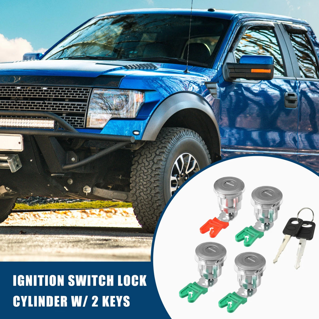 Door Lock Cylinder Set w/Keys for Ford Econoline E150 E250 (1997–2018)