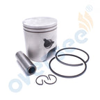 3PCS Piston & Rings & Pin Kit STD for Yamaha Outboard 40-50HP (2T)