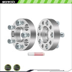 2X 5x4.5 1.25" Wheel Spacers 14x1.5 for Ford Dodge Charger Magnum Chrysler 300 (2005–2010)