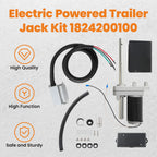 Electric Powered Trailer Jack Kit for Universal Use (12000 lbs)