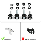 Black Docking Hardware Kit for Harley Softail Fat Boy Breakout (2018-2025)