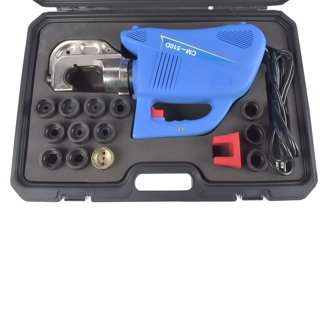 Hydraulic Cable Lug Crimper Pliers for 9AWG to 600MCM (110V)