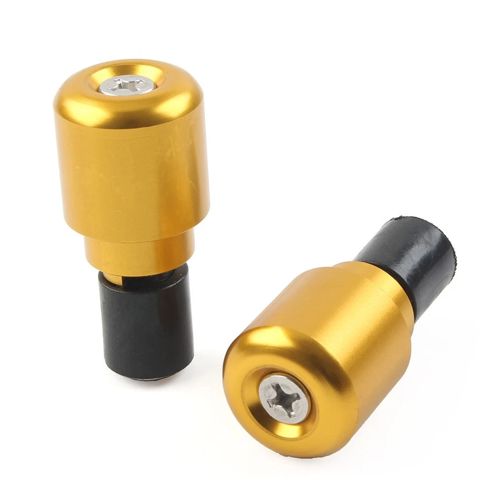 Handlebar Grips Bar End Slider Cap for Honda CBR1000RR (2008–2023) - Aluminium Gold
