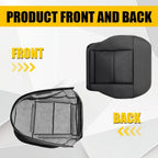 Leather Seat Cover for Mercedes Benz E350 (2010–2013) - Black EXV