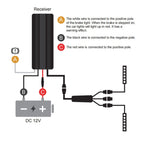 12Pcs RGB LED Neon Under Glow Light Strip Kit for Honda Motorcycle ATV UTV