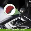 1 Pcs Gear Shift Knob Cover for Toyota RAV4 (2019–2024) Black Faux Leather