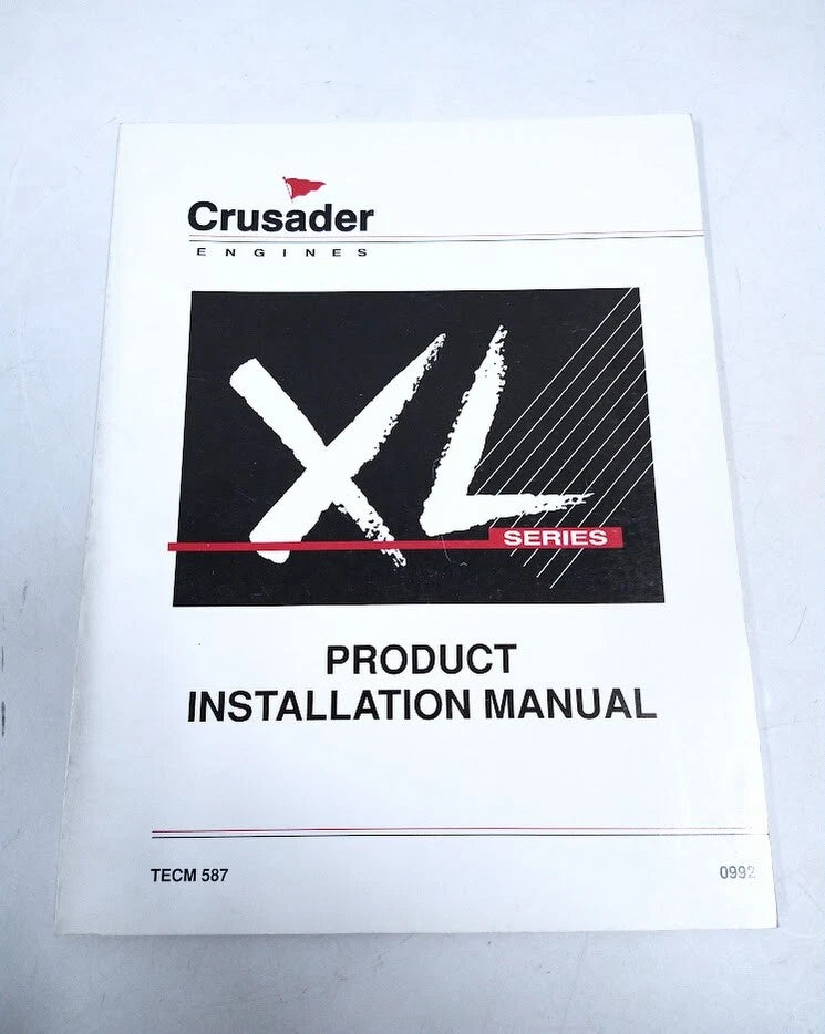 Crusader Engines TECM587 Installation Manual for XL Series