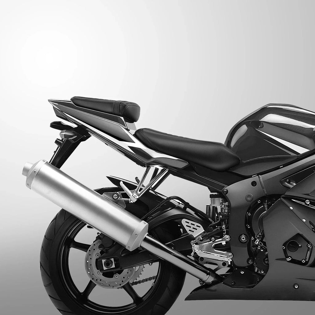 Black Rider & Passenger Seat for Yamaha YZF R6 (2003-2005) YZF R6S (2006-2009)