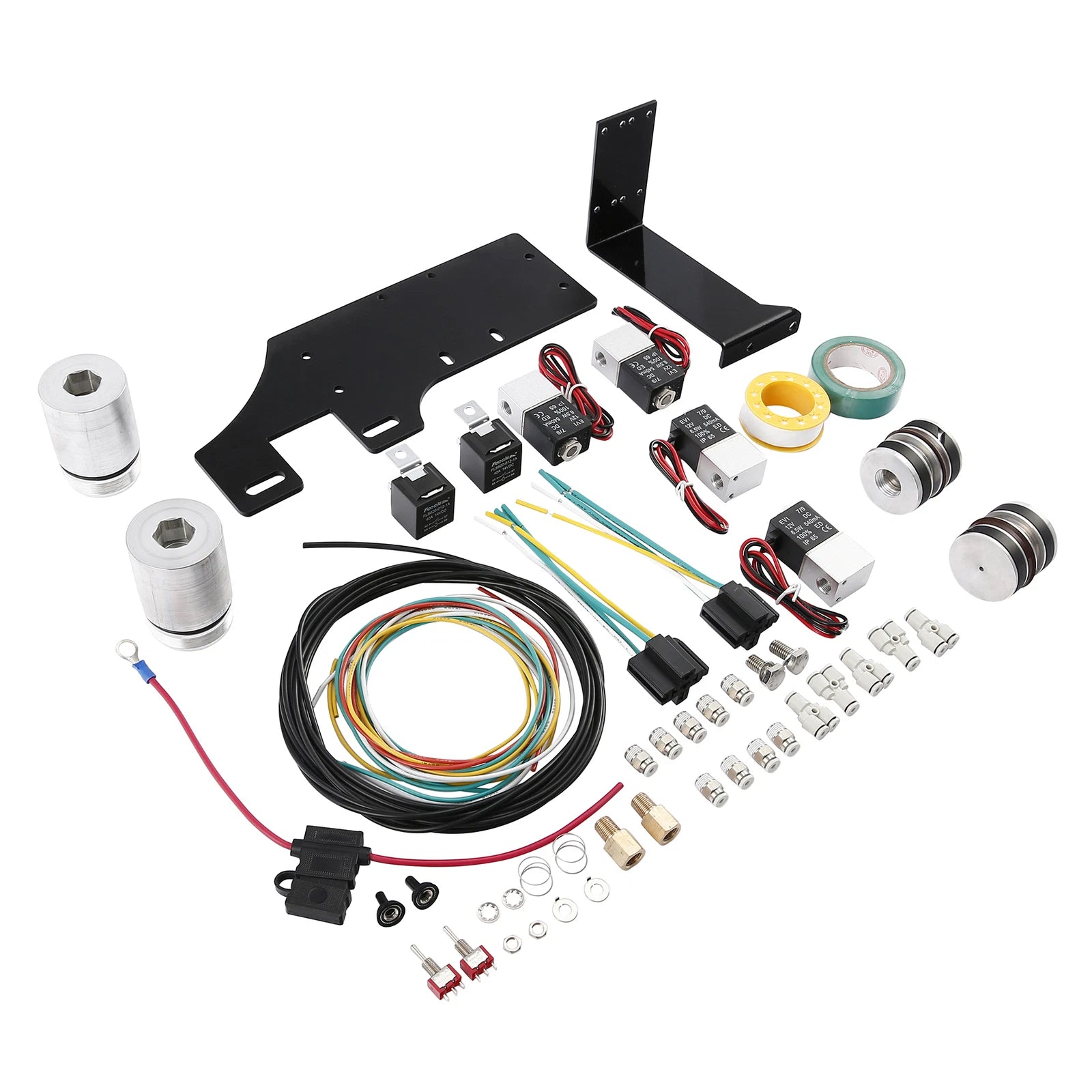 Front Air Ride Suspension Lowering Kit for Harley Street Road Glide (2014–2025)