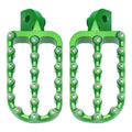 Set of 2 Aluminum Foot Pegs for Kawasaki KLR650 (1987–2024)
