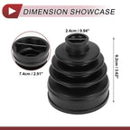 Inner CV Joint Boot Kit with Clamps for BMW X3 (2018–2024) 31608680223