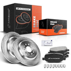 Set of 2 Rear Disc Brake Rotors & Ceramic Pads for Ford Explorer (2011–2019)