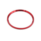 Set of 4 Red Aluminum Alloy Wheel Centre Hub Rings for Audi 