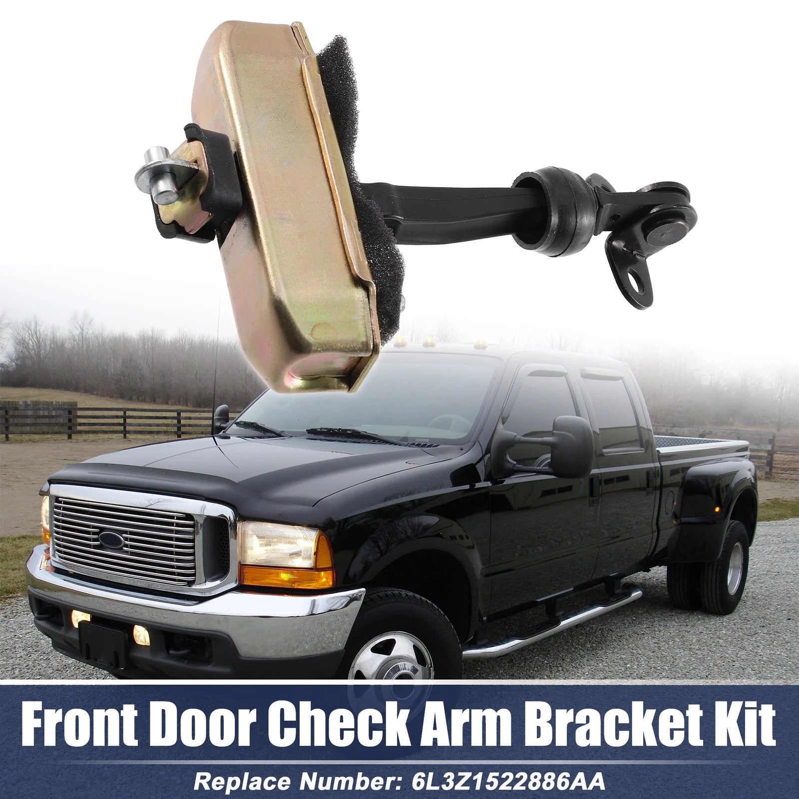 Front Left Right Door Check Stop for Ford F150, Lincoln Mark LT (2004–2008) 6L3Z1522886AA
