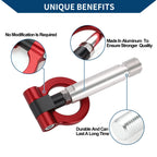 Tow Hook for Toyota Yaris (1 pcs, Red)