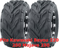 2 WANDA Rear Tires for Kawasaki Bayou 220 250 Mojave 250 Sport (P361)
