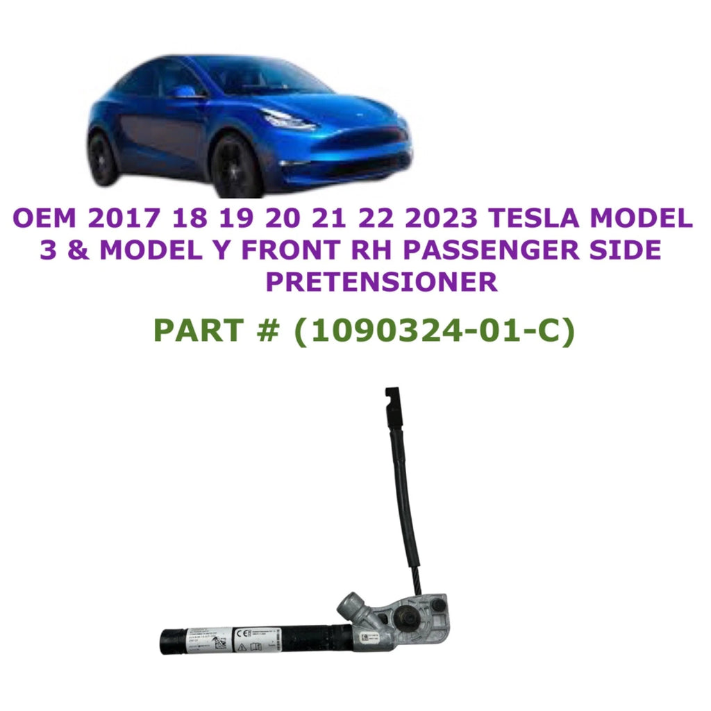Front Right Side Pretensioner for Tesla Model 3 Y (2017–2023) 1090324-01-C
