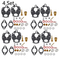 Set of 4 Carburetor Kits for International Farmall Deere Ford Zenith 267