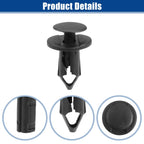 80 Pcs Bumper Retainers Clip Push Type Rivets for Ford Escape (2001–2012)