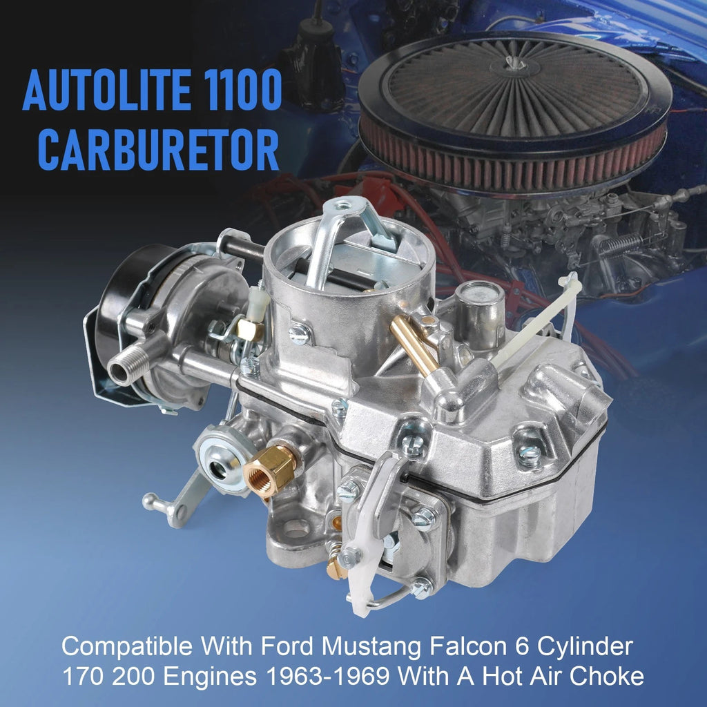 Carburetor for Ford Mustang Falcon 6 Cyl 170 200 Ci (1963–1969)