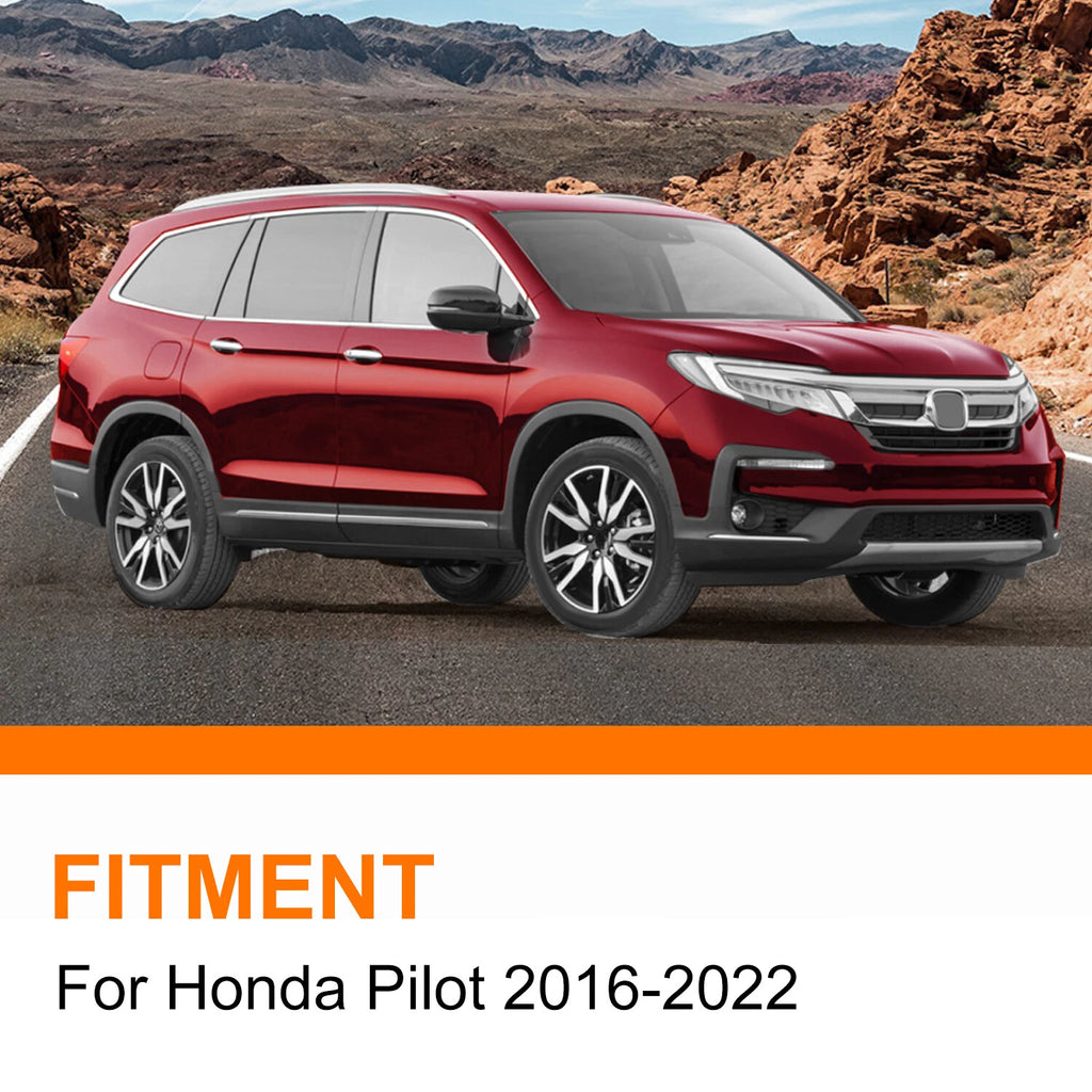 Roof Rack Side Rails for Honda Pilot (2016–2022) - Silver Bars