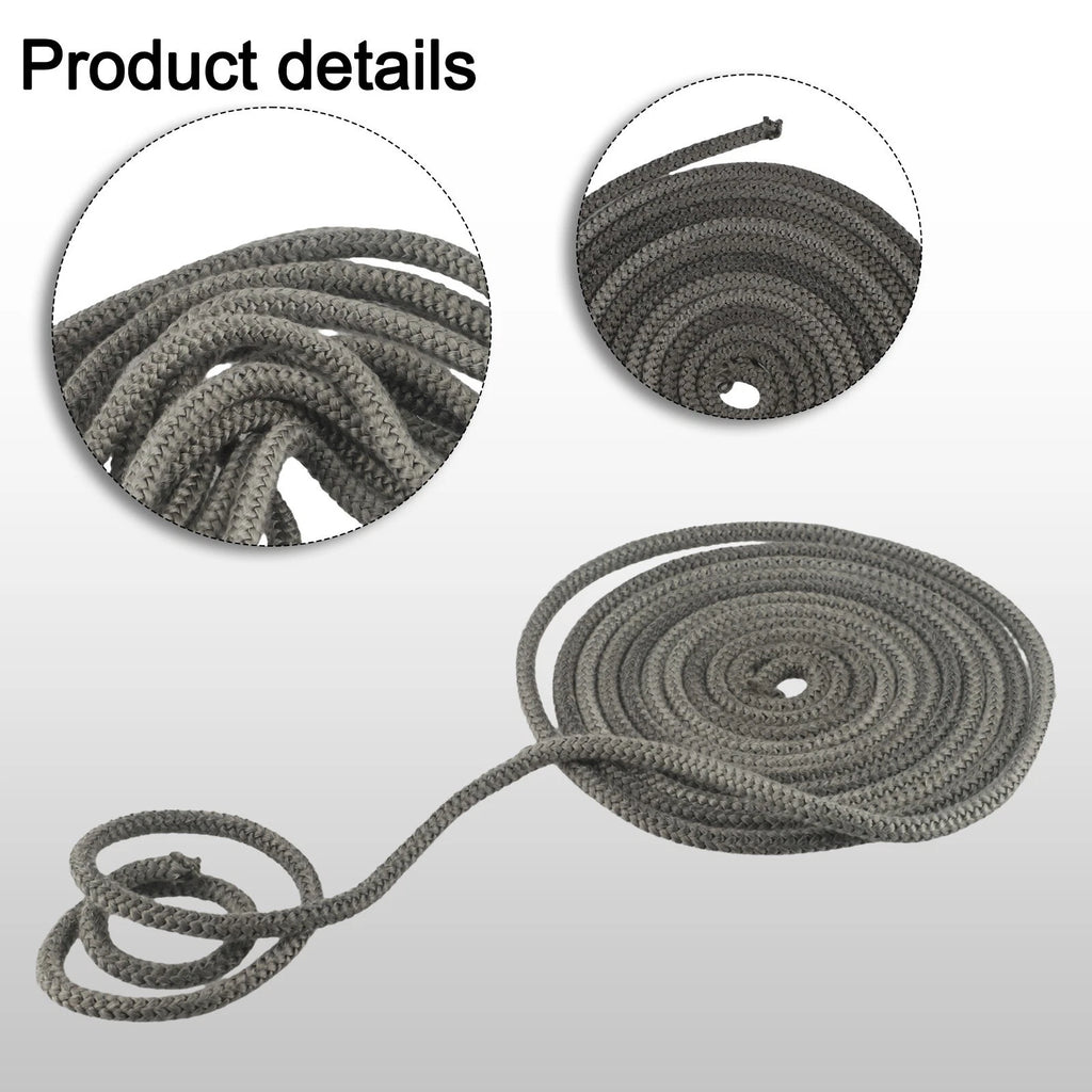 Fireproof Gasket Cord Set of 3 (8mm, 16mm, 18mm) for Fireplace