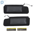 Sunvisor Pair for Chevy Corvette C4 (1984-1996) with Vanity Mirror & LED Light