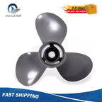 12 1/4x9 Aluminum Outboard Boat Propeller for Honda 35-60HP (13 Tooth)