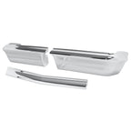 Set of 2 Chrome Bumper Panels for Chevy Impala (1962–1963)