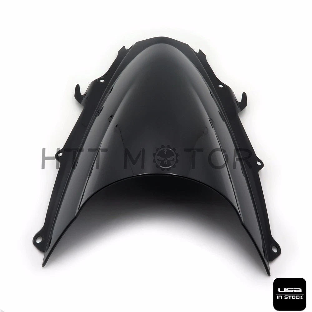 Double Bubble Windshield for Triumph Daytona 675 (2009–2012) Black