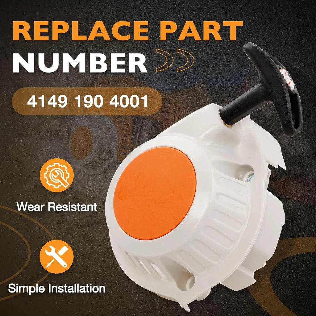 Recoil Starter Assembly for Stihl FS94 FS94R FS94RC HL91K KM94R (4149 190 4001)