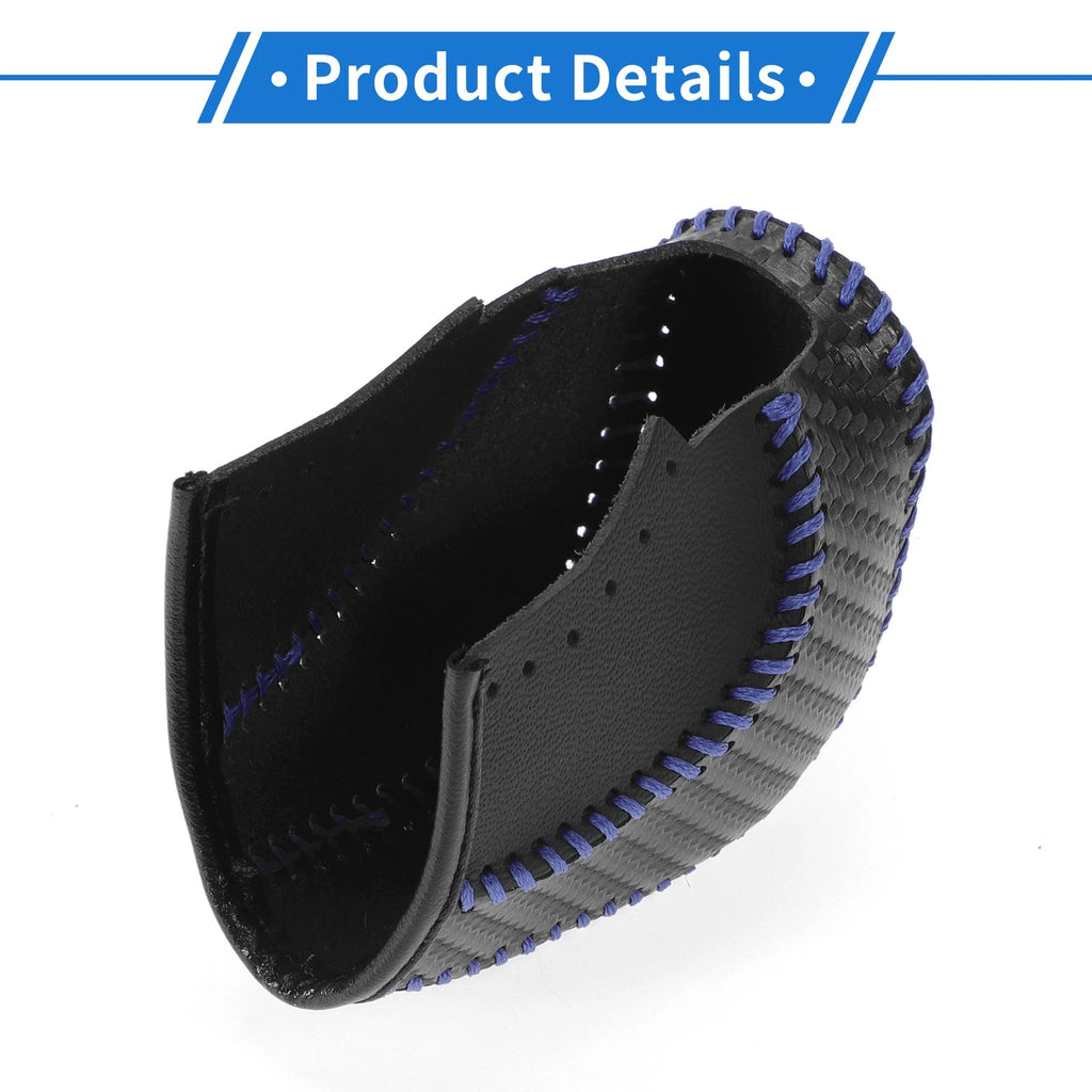 Gear Shift Knob Cover for Volkswagen Golf (2015–2019) Carbon Fiber Blue