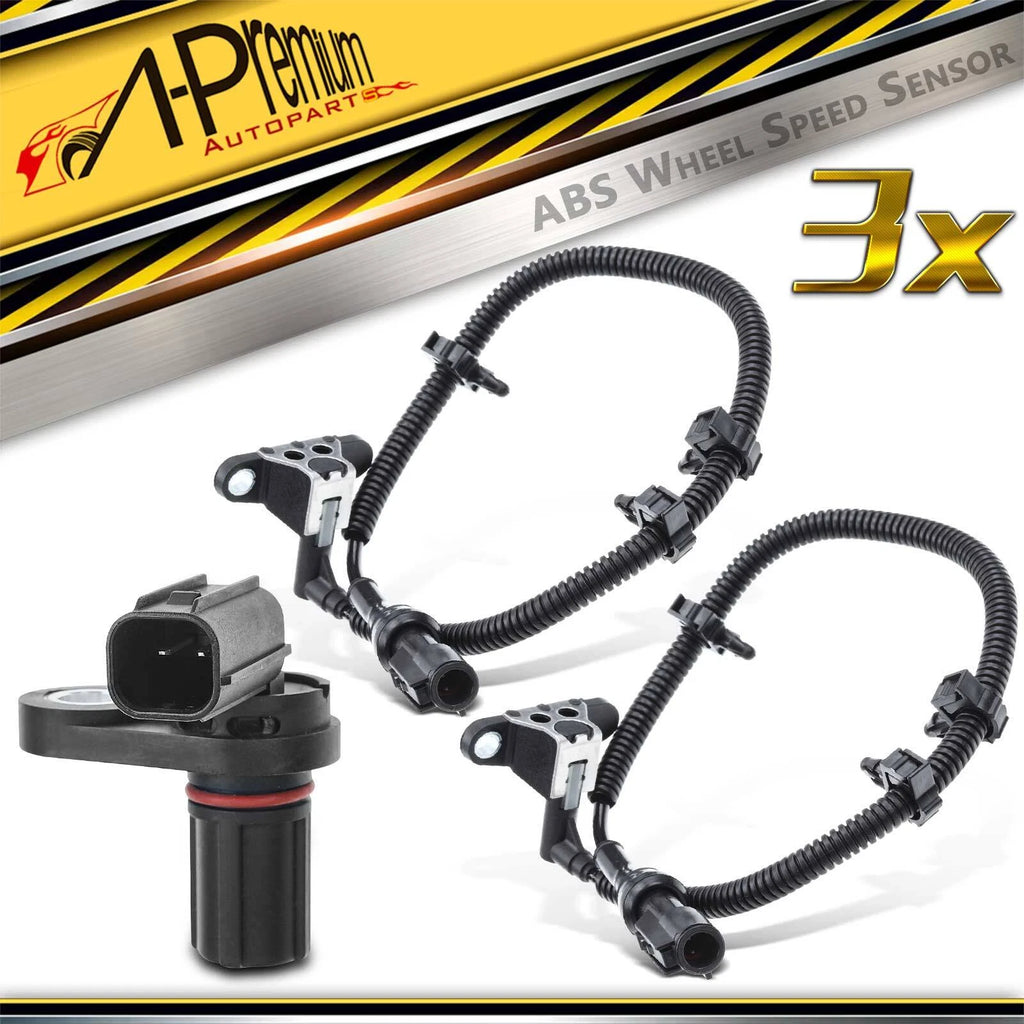 3X Rear ABS Wheel Speed Sensor for Ford Explorer (2002–2003)