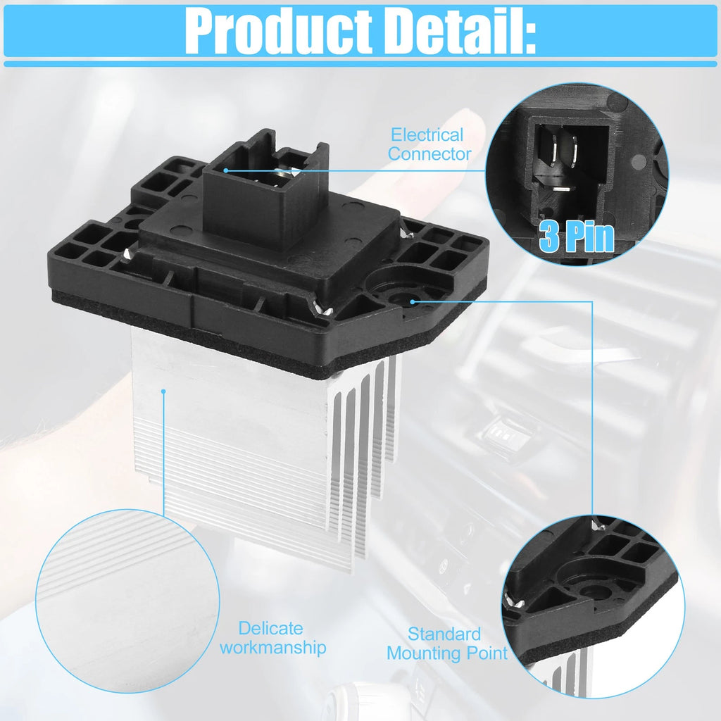 HVAC Heater Blower Motor Resistor for Hyundai Elantra (2007–2012) No. 972351E000