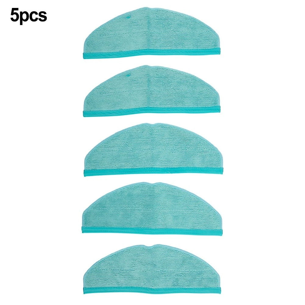 5 Mop Cloths for Conga 8090, Ultra 9090 AI Vacuum Cleaner Replacement