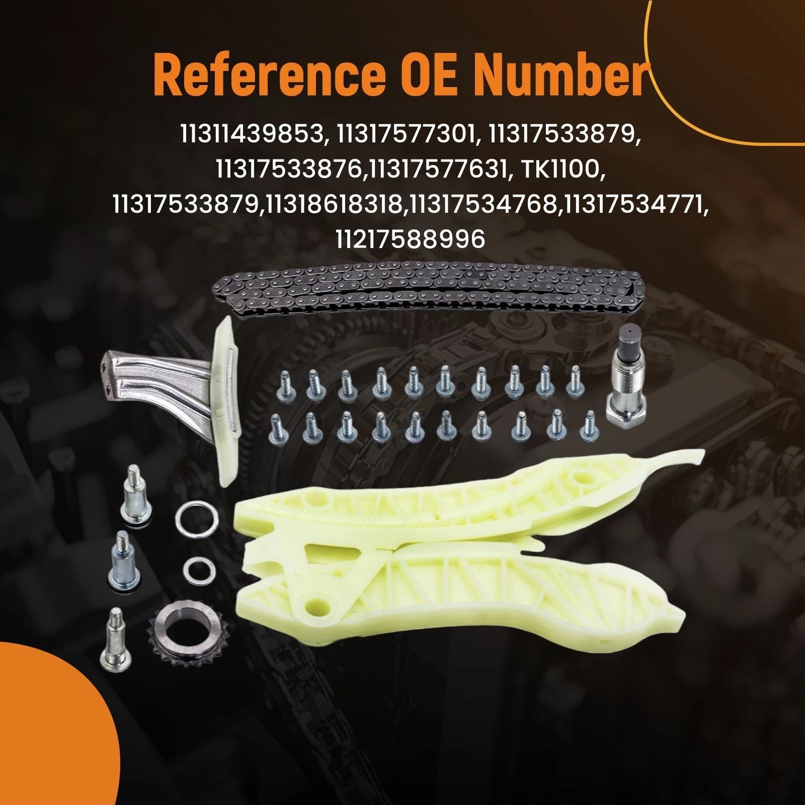 Timing Chain Kit With Crankshaft Sprocket for MINI Hatch One R56 (2007–2010)