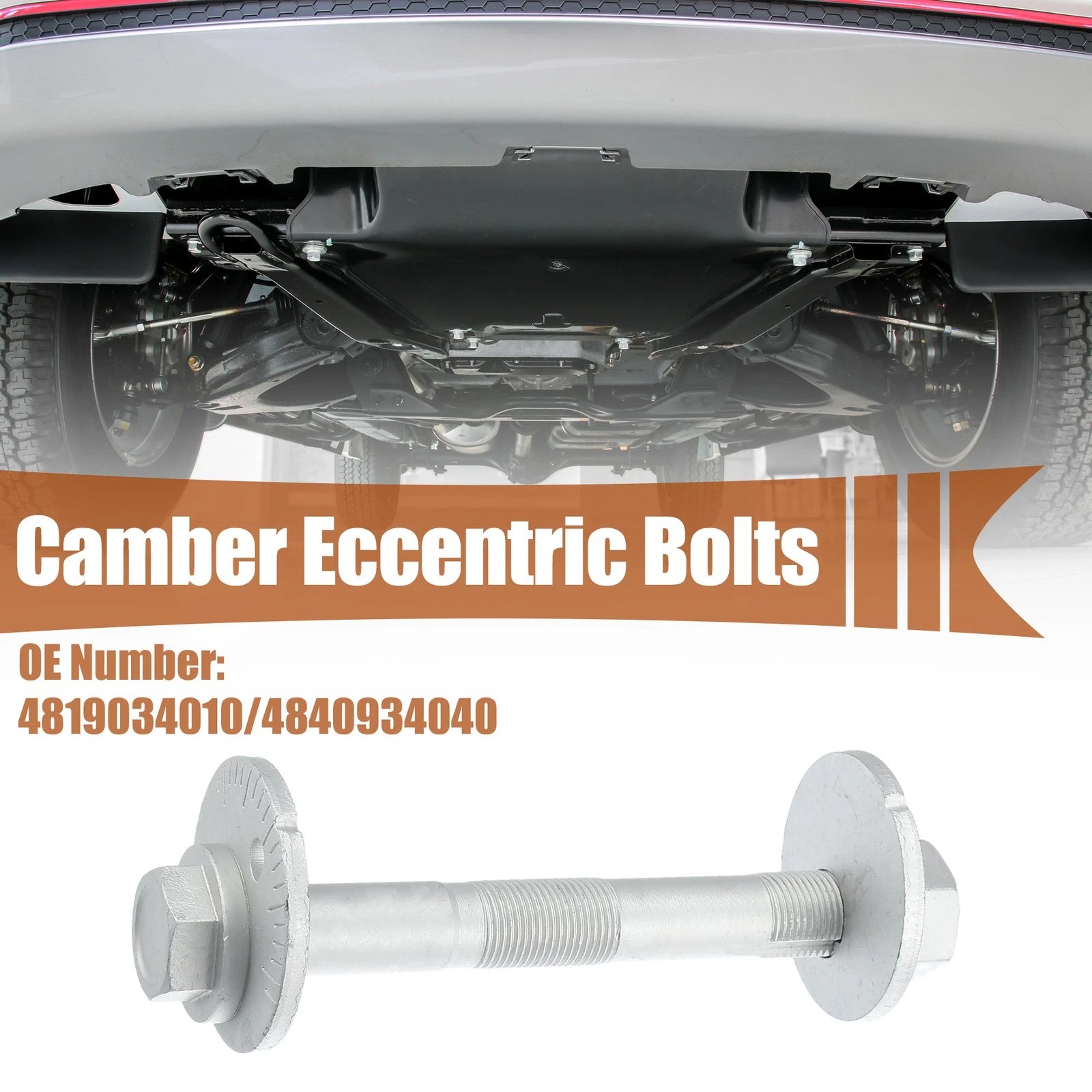 Set of 2 Eccentric Alignment Camber Bolts for Toyota Tundra (2007–2008) No. 4819034010