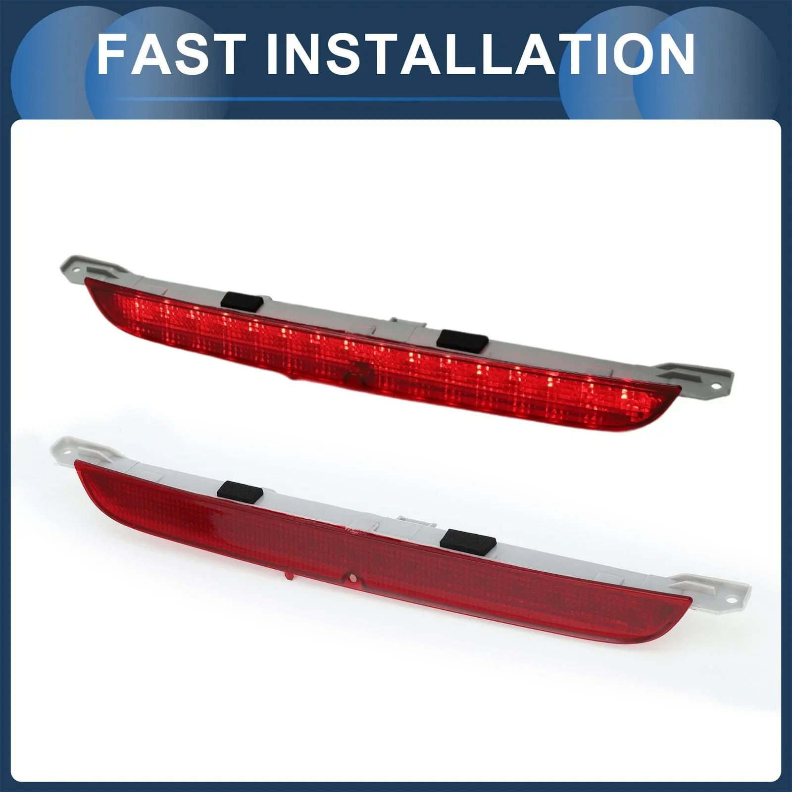 LED Third Brake Light for BMW X5 II E70 Red Housing (2008-2013)