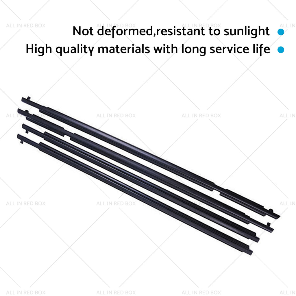 Set of 4 Weatherstrip Trim Seal Strips for Toyota RAV4 (2009–2012)