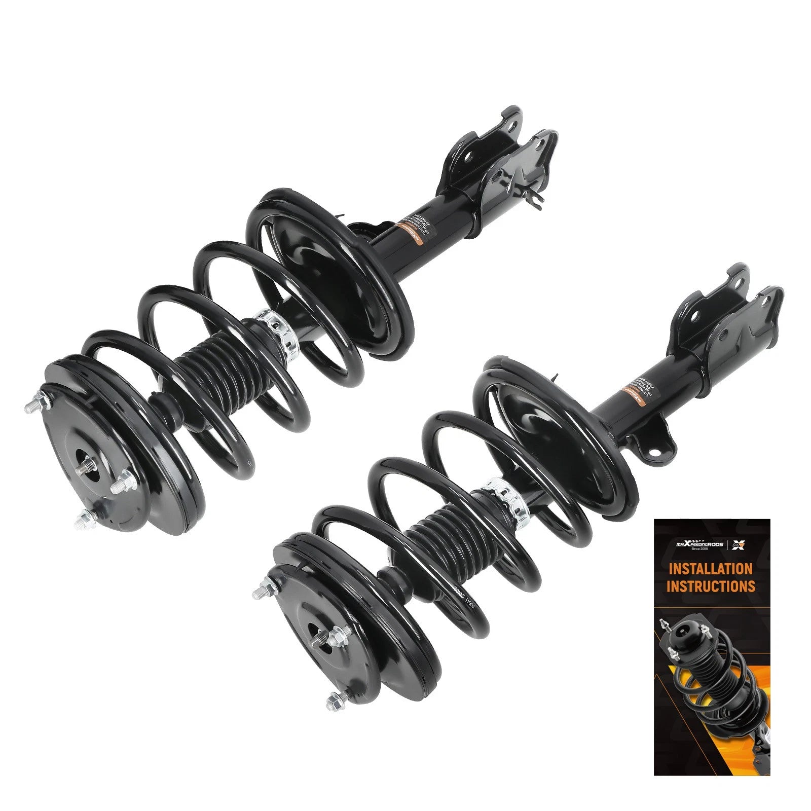2X Front Strut Coil Spring Assembly for Hyundai Santa Fe (2007–2009)