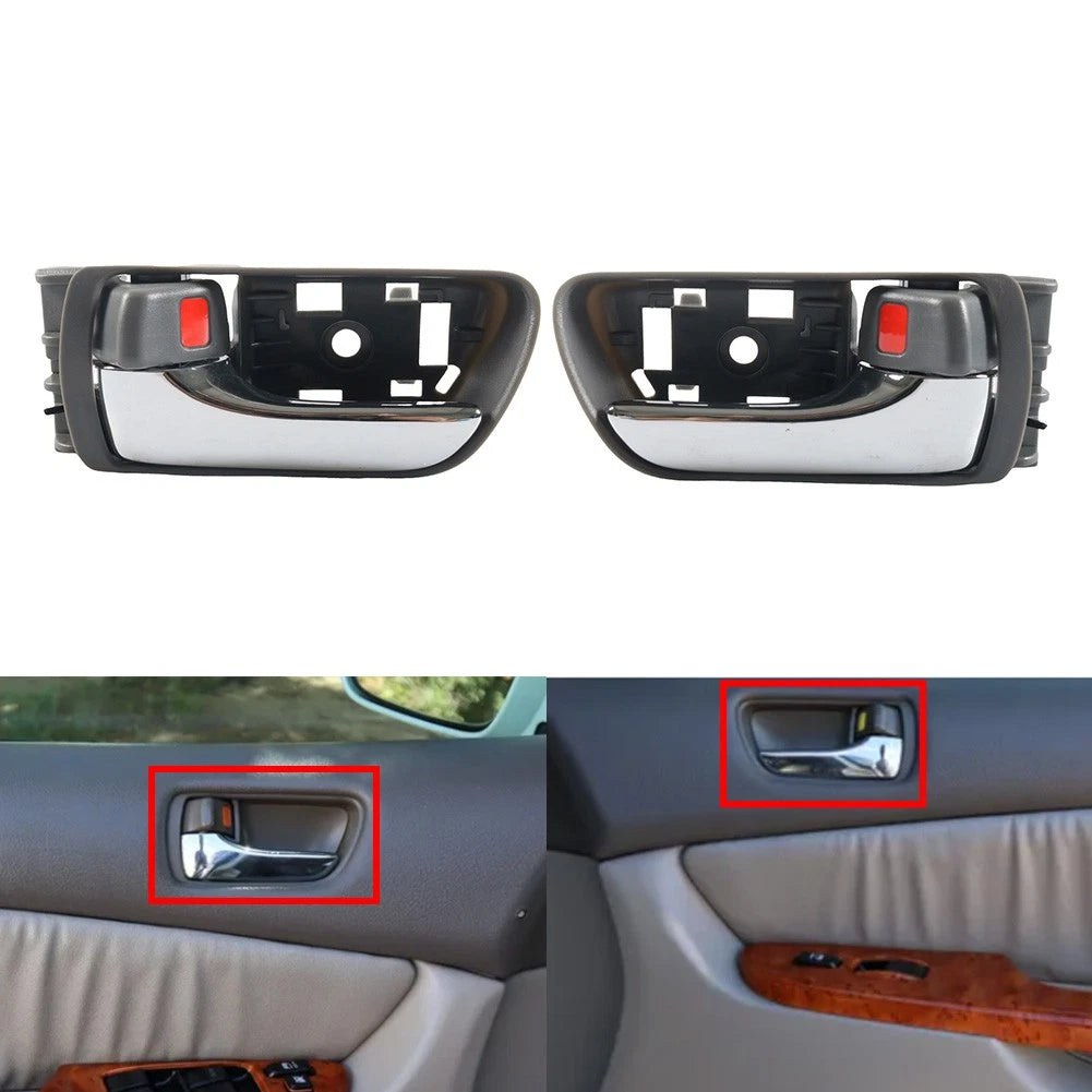 1 Pair Front Interior Door Handle for Toyota Sienna (2004–2010) 69206-AE020
