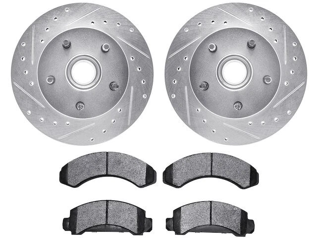 Front Brake Pad and Rotor Kit for Mazda B2300 RWD (1994) VV882VC